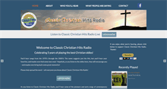 Desktop Screenshot of classicchristianhitsradio.com